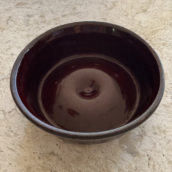 REPLACEMENT LID~FOR 1940’s USA~McCOY POTTERY~DEEP BROWN~STONEWARE~DUTCH OVEN~G22 - Picture 5 of 7